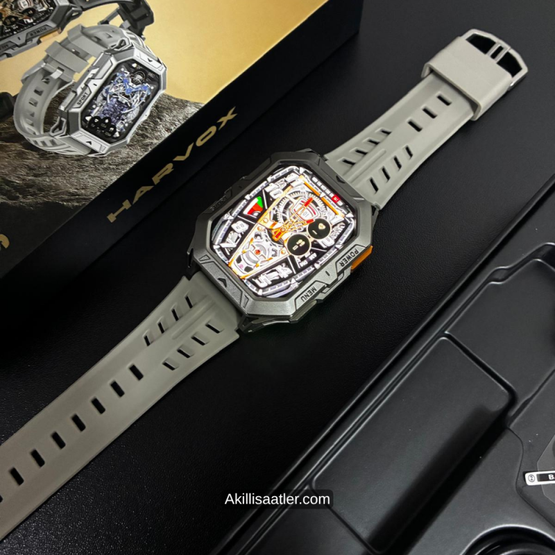 Harvox X1 Pro 100 Gün Şarjı Süresi İle Erkek Outdoor Akıllı Saat