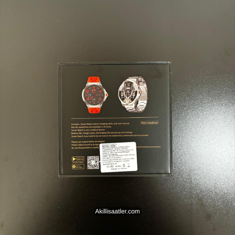 Kalobee SK50 Amoled Akıllı Erkek Saat