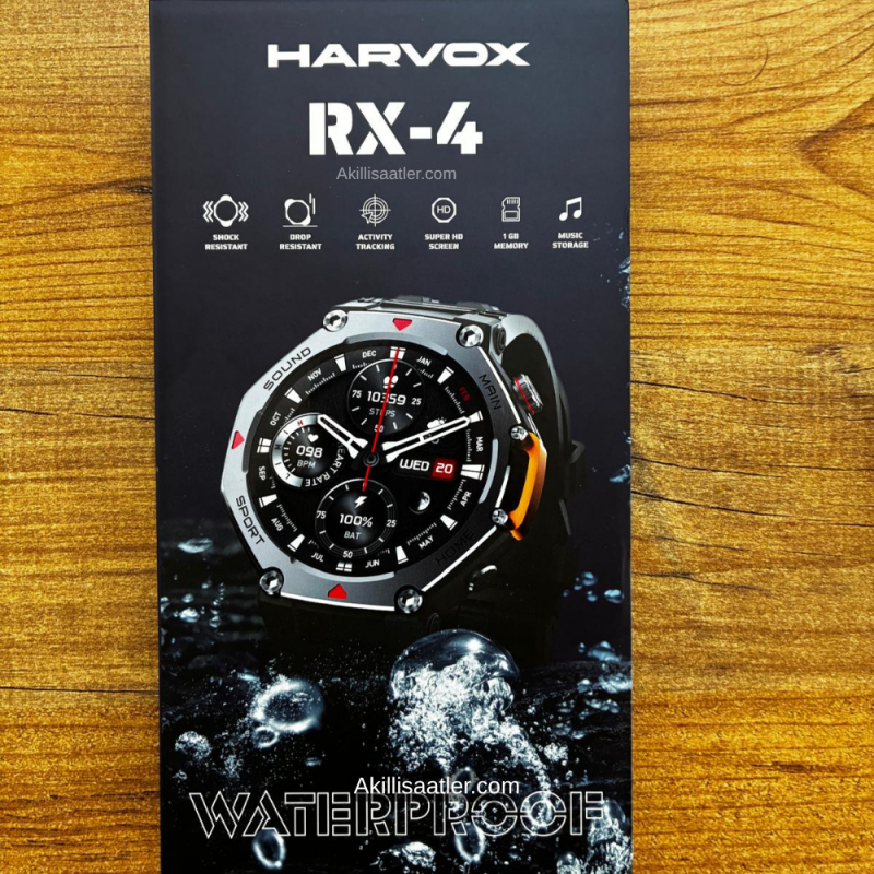 Harvox RX-4 Waterproof (Su Geçirmez) Akıllı Saat