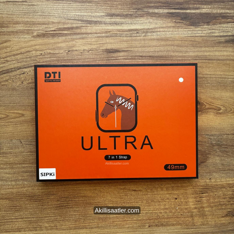 SIPKI Ultra 49mm 7 in 1 Set Hediyelik Unisex Akıllı Saat